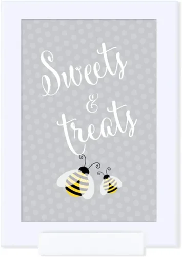 Vista 8 de Andaz Pressm carteles para cumpleaños y Baby Shower, 1 Tarjetas de abeja animal
