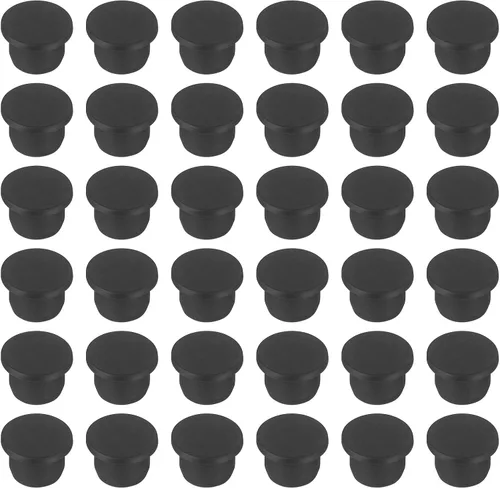 Vista 213 de MECCANIXITY - Tapones de silicona en forma de T (26mm, 1 pulgada de diámetro), color negro