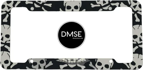 Vista 8 de DMSE - Soporte para marco de matrícula de plástico, diseño decorativo para cualquier vehículo o camión