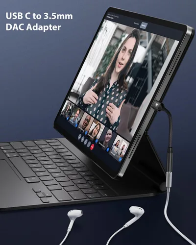Vista 4 de Stouchi Adaptador USB C a 3,5 mm hembra, cable de conector de audio para auriculares tipo C Hi-Fi para iPhone 17/16/15, Pixel 9/8/7/6, iPad, Samsung