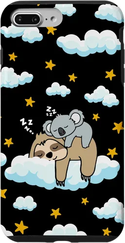 Vista 12 de Funny Sleeping Sloth with Baby Koala Mama Bear Napping Gift Case for iPhone 17