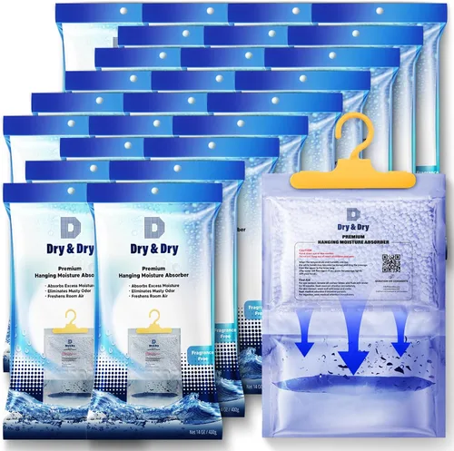 Vista 8 de Dry & Dry Deshumidificadores absorbentes de humedad prémium para el hogar, sótano, dormitorio, pequeños deshumidificadores – absorbentes de humedad
