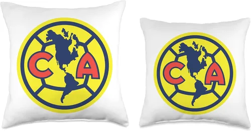 Vista 3 de Club America Almohada de 16 x 16 pulgadas, multicolor