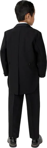 Vista 2 de Spring Notion Esmoquin clásico negro con cola para niños