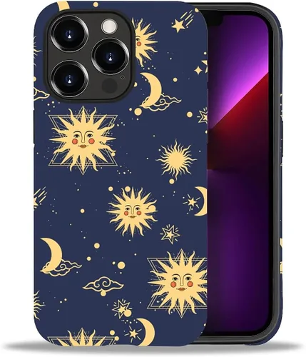 Vista 8 de DAIZAG Funda compatible con iPhone 11, hermoso color arena, patrón completo, carcasa rígida híbrida de plástico TPU + funda de protección