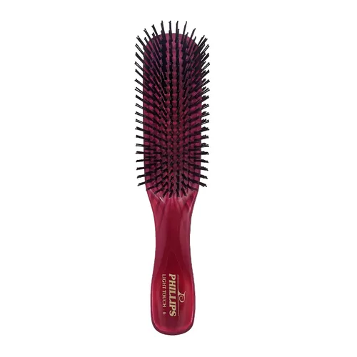 Vista 9 de Phillips Brush Cepillo de pelo Emerald Light Touch 6-P - Parte de la colección de gemas (tamaño pequeño)