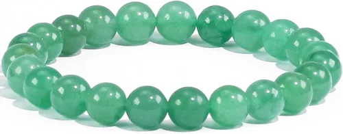 Vista 13 de Clearain Pulsera de Gemas Naturales 8 mm con Cuentas Redondas de Chakra, Cristal de Energía para Reiki, Curación Elástica y Elástica de 7 Pulgadas