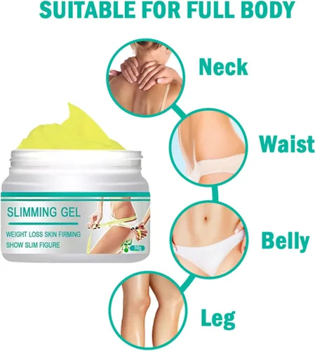 Vista 4 de Crema adelgazante, crema para quemar grasa, ombligo, brazo, vientre, jengibre, pérdida de peso, reafirmante de la piel, gel de masaje hidratante