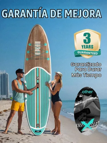 Vista 4 de Niphean Inflatable Stand Up Paddle Board with SUP Accessories