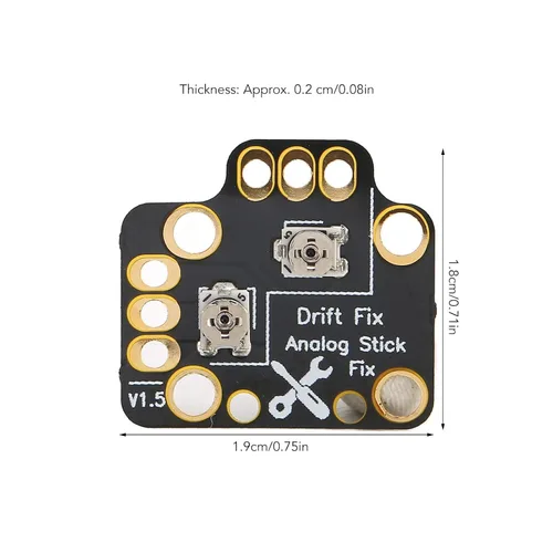 Vista 6 de 10Pcs Gamepad Controller Simulation Thumb Joystick Drift Repair Board, 3D Analog Stick Drift Fix Mod for PS4 for for One and X Game Controllers