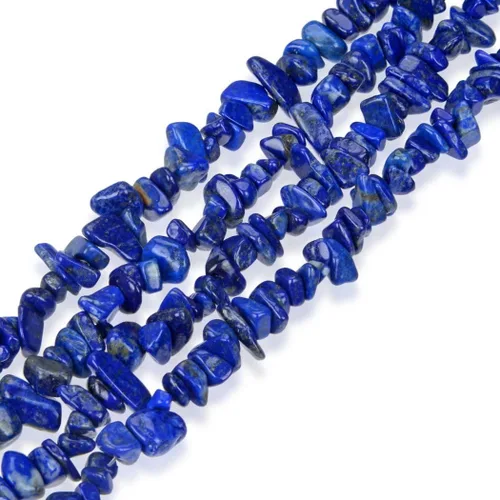 Vista 20 de Adabele Cuentas sueltas de gema de Amazonita azul natural de 31 pulgadas, astillado, con agujero perforado, forma libre, de 5 mm a 8 mm, separador