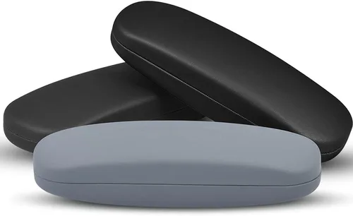 Vista 43 de RayLove Fundas rígidas unisex para gafas, estuche protector para gafas