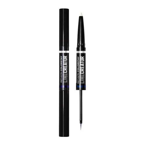 Vista 11 de REVLON Delineador líquido y lápiz Kohl ahumado, maquillaje de ojos ColorStay Line Creator, impermeable y resistente a la transferencia, opaca, 0.004