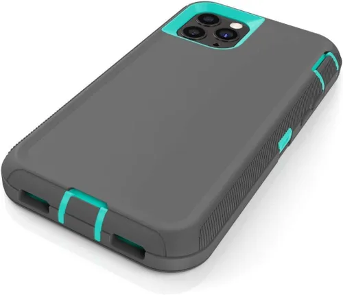 Vista 5 de Funda Defender diseñada para iPhone 13 Pro Max, funda protectora híbrida a prueba de golpes, funda rígida de doble capa compatible con iPhone 13 Pro