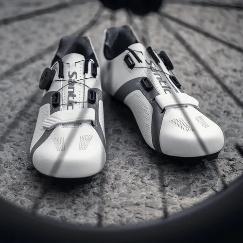 Vista 6 de Santic Zapatos de ciclismo unisex para interiores y ciclistas, adecuados para look Delta y Peleton
