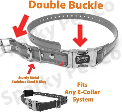 Vista 3 de Apollo - Correa de repuesto para collar electrónico de doble hebilla, 1