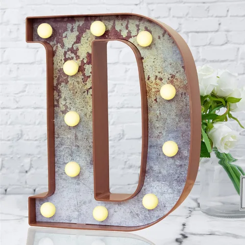 Vista 28 de Elnsivo - Letras con luces LED, efecto a hierro