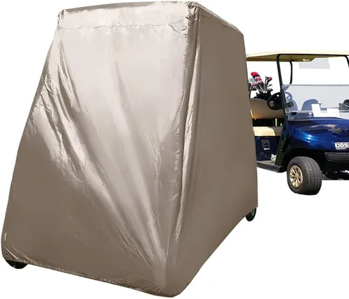 Vista 2 de Seamander Cubierta impermeable para carrito de golf 2-4 pasajeros almacenamiento a prueba de polvo para EZ Go Club Yamaha
