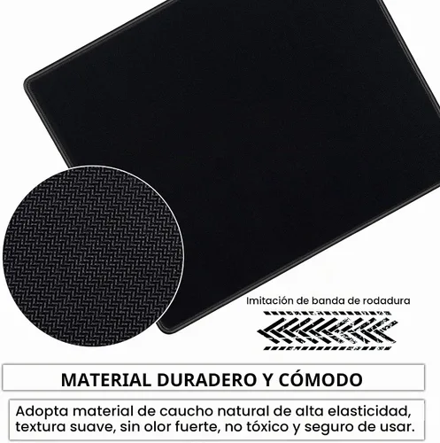 Vista 5 de SaiTech IT Paquete de 10 alfombrillas para mouse a granel, bordes cosidos
