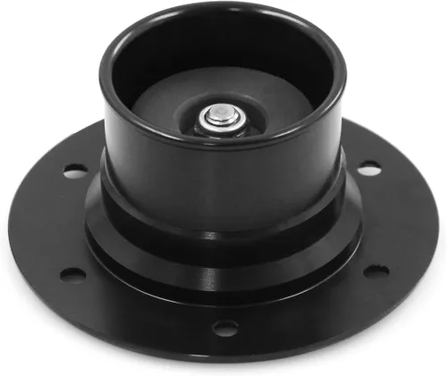 Vista 7 de Billet Tapa de tanque de sobretensión de combustible de aluminio de 1.398 in con 6 agujeros sin ventilación (negro)