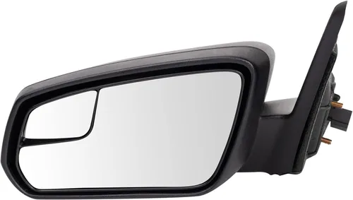 Vista 19 de TRQ Espejo plegable con calefacción eléctrica del lado del conductor con indicador de punto ciego pintura a juego negro liso compatible con Kia