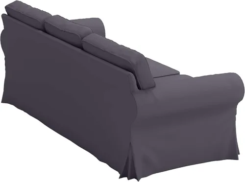 Vista 4 de Funda de sofá Ektorp 3.5 de algodón pesado compatible con IKEA 3.5 funda de asiento Ancho de algodón resistente: 3.5 Anchura del asiento: 98