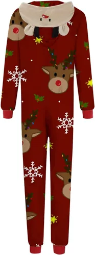 Vista 5 de Pijamas de Navidad familiares a juego, pijamas familiares de Navidad a juego, pijamas de bebé niño