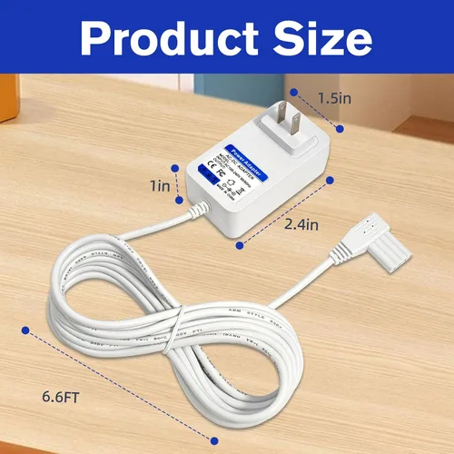 Vista 7 de Adaptador de fuente de alimentación de 5 V para bomba Moog Zevex Enteralite Infinity, compatible con bombas de alimentación Infinity Orange