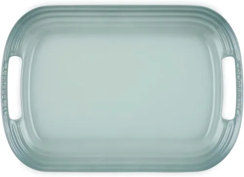 Vista 3 de Le Creuset Plato para servir de gres, 14 in., sal marina Sea Salt