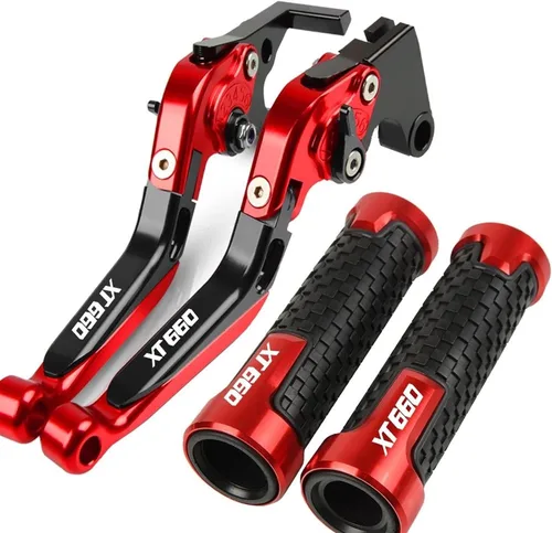 Vista 19 de Embrague para XT660 2004-2017 2005 2006 2007 2008 2009 2010 2011 2012 2013 2014 2015 2016 Manetas de embrague de freno de motocicleta Agarres