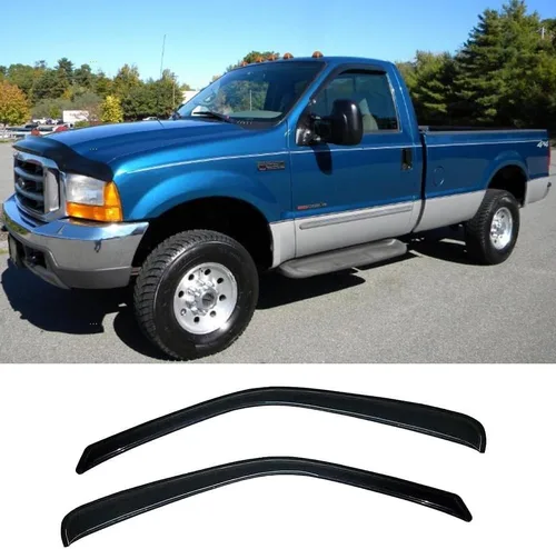 Vista 14 de 4 protectores de lluvia extra duraderos para Ford F150 Extended Cab 94808