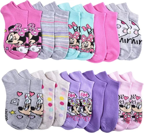 Vista 2 de Minnie Mouse Women's No Show Socks