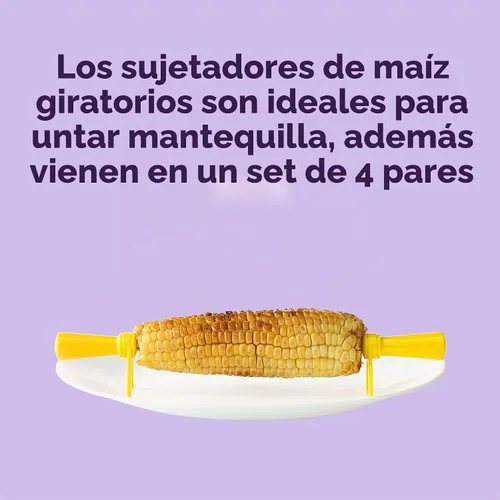 Vista 3 de Chef'n Cobstopper Sujetadores de Mazorca de Maíz (Juego de 4)