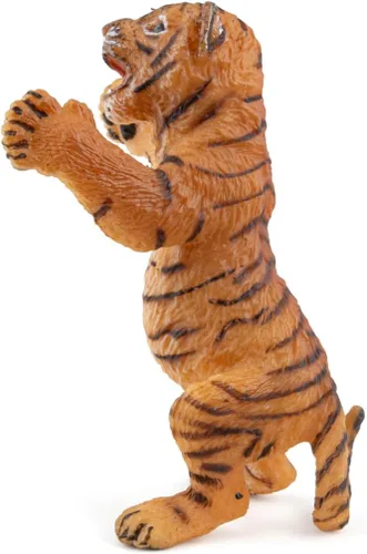 Vista 5 de Papo - Figura realista de tigre bebé de pie - A partir de 3 años - Colección Wild Life - Juego educativo de felinos jóvenes - Juguete de idea