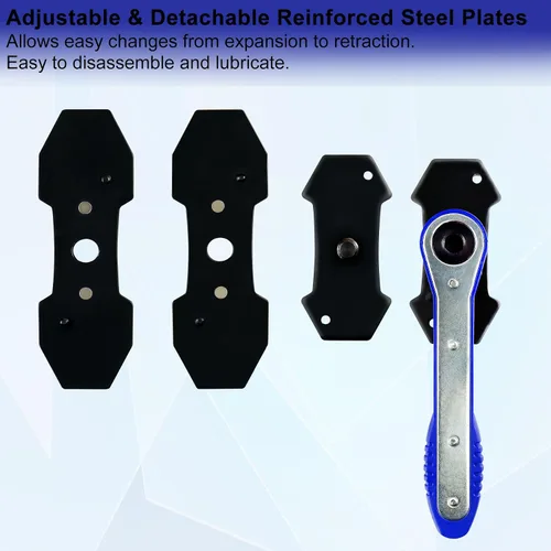 Vista 7 de JoyFans - Juego de herramientas de compresión de pinza de freno, herramienta de trinquete de pistón de disco cuádruple automotriz, herramienta