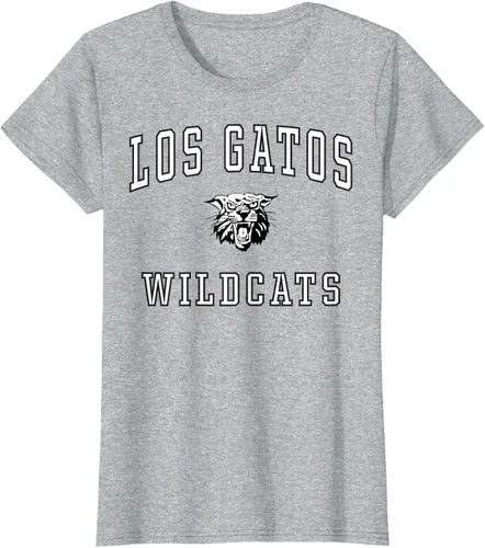 Vista 33 de Camiseta de Los Gatos de la escuela secundaria de Wildcats C1