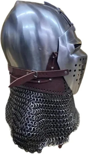 Vista 7 de BLUEBIRD MEDIEVAL - Casco medieval Bascinet para cosplay casco SCALARP regalo coleccionable