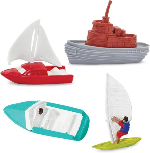 Vista 5 de Safari Ltd. In the Water Bolsa a granel – Juego de juguetes de transporte de agua – Colección de 48 piezas para niños, niñas y niños a partir de 3
