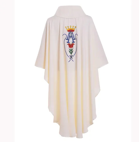 Vista 8 de BLESSUME Iglesia Católica Casulla Corona Bordada Vestiduras Sacerdotales