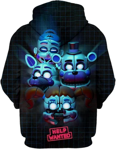 Vista 2 de BLYLUXU Boys and Girls Hoodie Teen 3D Printed Pullover Sweatshirt Kids Cartoon Game Sports Tops