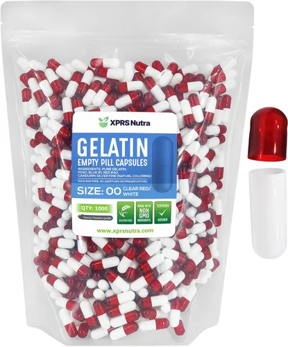 Vista 14 de XPRS Nutra Cápsulas vacías tamaño 00 – 100 cápsulas vacías de gelatina – Pastillas de relleno de cápsulas de bricolaje – Cápsulas de gel rellenables