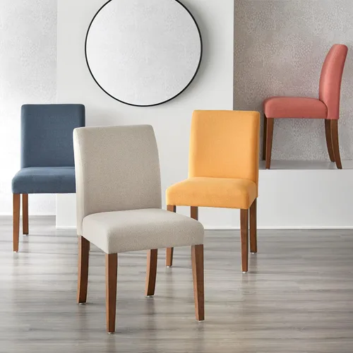 Vista 5 de Zane Parsons - Silla de comedor (juego de 2 unidades), color amarillo girasol
