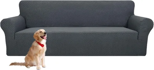 Vista 94 de YEMYHOM Funda para sofá con diseño jacquard de alta elasticidad, funda para silla de sala de estar, a prueba de mascotas, perros y gatos