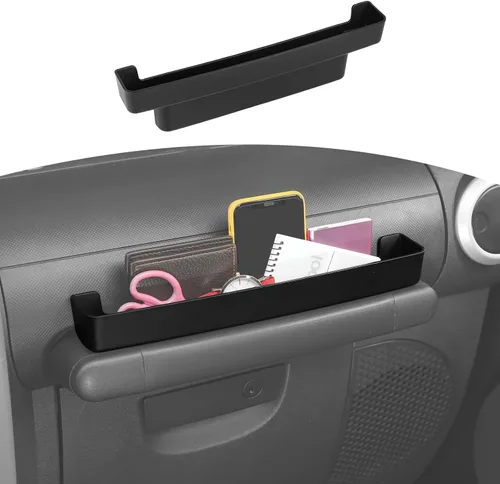 Vista 9 de RT-TCZ Para Wrangler JK Grab Tray Pasajero Manija Caja de Almacenamiento Organizador para Jeep Wrangler JK JKU 2007-2010 Negro