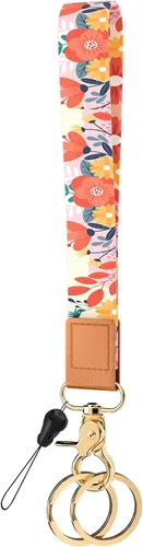 Vista 13 de Llavero de pulsera para mujeres y hombres, soporte para llavero, cordón de muñeca para llaves Animal