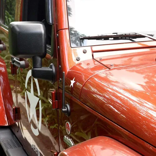 Vista 4 de VOFONO - Antena compatible con Jeep Wrangler Gladiator JL JK JT Unlimited Sport Willys Rubicon Sahara 4xe 2007-2025, antena para radio AM FM