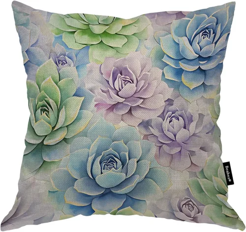 Vista 43 de Fundas de almohada de pintura artística, líneas abstractas amarillas y grises, fundas de almohada suaves, funda de cojín para sala de estar, cama