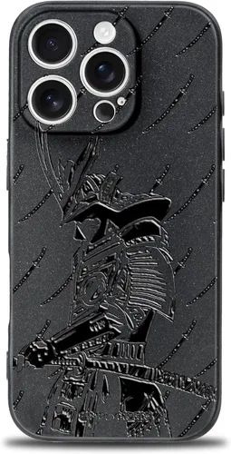 Vista 26 de SIMPLYMDRN Funda delgada para iPhone 12 Pro Max, diseño de guerrero, funda genial para hombres, funda de soldado de combate, delgada y flexible