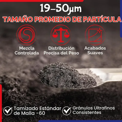 Vista 5 de Polvo de tungsteno, alta densidad, pureza superior al 99.9%, 0.5 lb