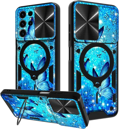 Vista 74 de Funda para Samsung Galaxy A03S de 6.5 pulgadas, funda protectora resistente con función atril giratorio de 360 grados, funda protectora resistente